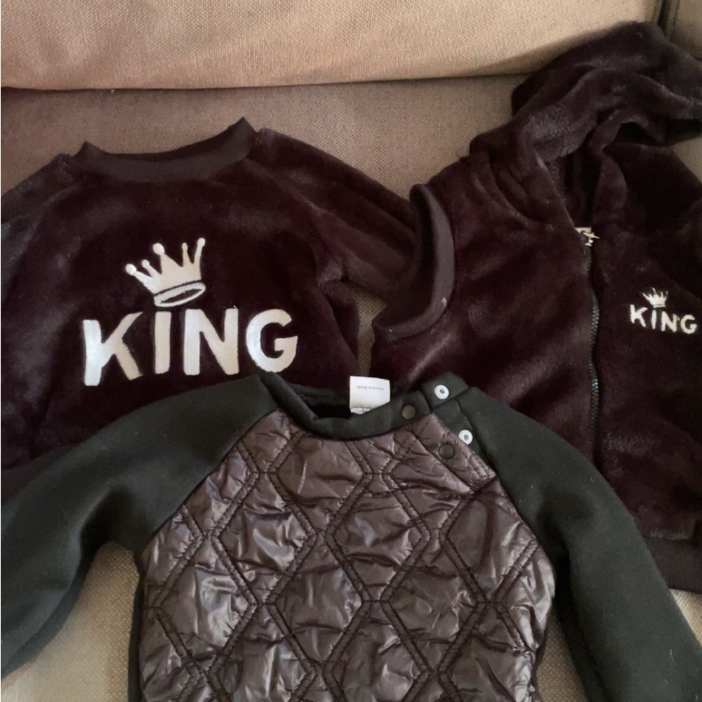 Black King sweater and vest